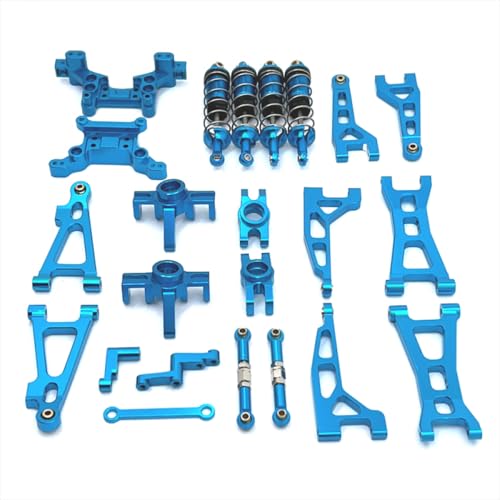 QMLQRGKF Metall -Upgrade -Kit Kompatibel mit 16207 16208 16209 16210 H16 RC -Autoteile(Niebieski) von QMLQRGKF