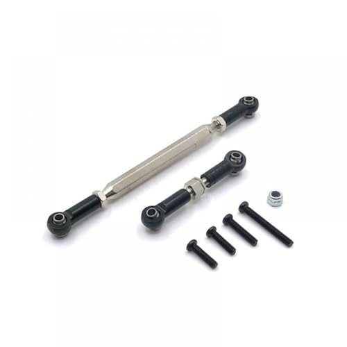 QMLQRGKF Metall -Upgrade -Lenkung Servostange kompatibel mit Fernbedienungsautos Mangniu D91 D96 MN98 99S Ersatzteile(Black) von QMLQRGKF