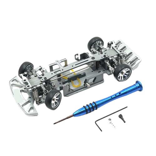 QMLQRGKF Metall -Upgrade -Modified Rahmen kompatibel mit RC -Automodellen der 1/28 Serie 284121 K969 K979 K989 K999 P929 P939(Dark Grey) von QMLQRGKF