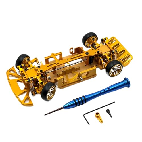 QMLQRGKF Metall -Upgrade -Modified Rahmen kompatibel mit RC -Automodellen der 1/28 Serie 284121 K969 K979 K989 K999 P929 P939(Yellow) von QMLQRGKF