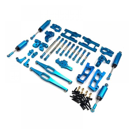 QMLQRGKF Metall -Upgrade -Teile 12 Stück Set Kompatibel mit 12427 12428 12423 FY01 FY02 FY03 Fernbedienungsauto -Kompatible Zubehör(Blue) von QMLQRGKF