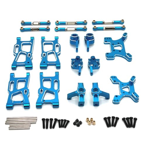 QMLQRGKF Metall -Upgrade -Teile Kit kompatibel mit 1/12 Modellen 124008 124016 124017 124018 124019 und 1/14 Modelle 144001 144002 144010 Style RC Cars(Sky Blue) von QMLQRGKF