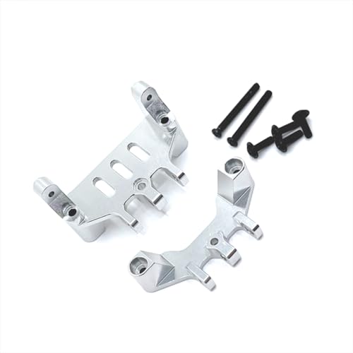 QMLQRGKF Metall -Upgrade -Teile Kompatibel mit RC -Autos kompatibel mit MN -Modellen MN128 MN86 G500 vordere und hintere Verknüpfungssitze Lenkung mit festen Sitzen(Silver) von QMLQRGKF