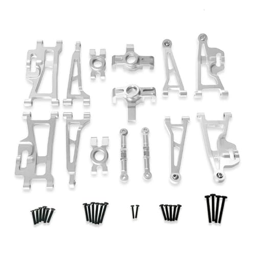 QMLQRGKF Metall -Upgrade -Teile Kompatibel mit RC -Cars Hyper Go 1 14 14209 14210 H14BM Fernbedienungsfahrzeugzubehör(Silver) von QMLQRGKF