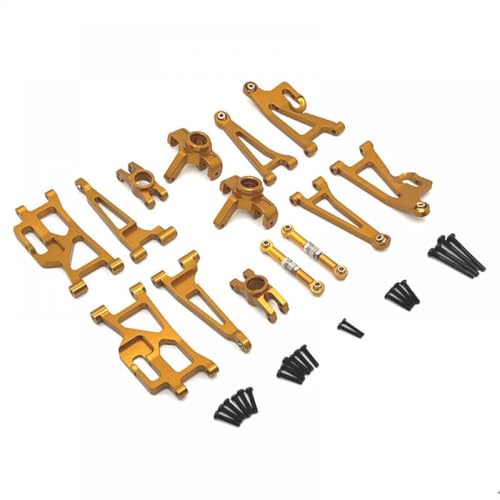 QMLQRGKF Metall -Upgrade -Teile und Zubehör Kompatibel mit 1/14 Fernbedienungsauto kompatibel mit Hyper GO -Modellen 14209 14210 H14BM(Yellow) von QMLQRGKF