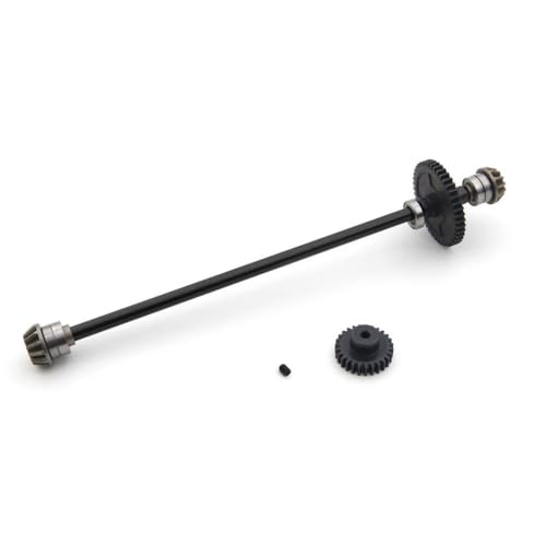 QMLQRGKF Metall -Upgrade -Wellenbaugruppe 27T Motor Zahnradkompatibel mit 1/12 RC -Autos wie 124016 124017 124018 124019 Teile(Set A Balck) von QMLQRGKF