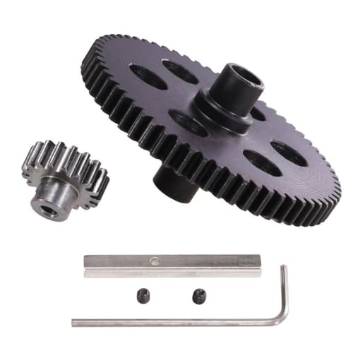 QMLQRGKF Metall -Upgrade -Zahnradreduktionszubehör Kompatibel mit 1/12 RC -Cars kompatibel mit Modellen 124006 12423 12427 12428 12429(A Set) von QMLQRGKF