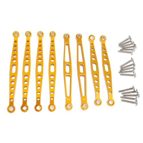 QMLQRGKF Metall -Upgrade -Zubehör Kompatibel mit 1/10 RC -Auto -Modelle mit ZP1001 ZP1002 ZP1003 ZP1004 CONSIBLE.(Golden) von QMLQRGKF