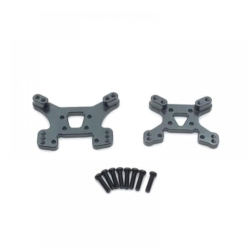 QMLQRGKF Metall -Upgrade -Zubehör Kompatibel mit vordere und hintere Stoßdämpfer kompatibel mit 124017 124019 144001 144010 RC -Autos(Light Grey) von QMLQRGKF
