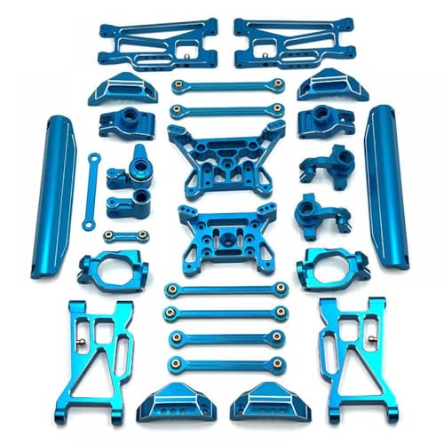 QMLQRGKF Metall -Upgrade- und Modifikations -Kit Kompatibel mit 1/10 10208 RC -Autoteile(Sky Blue) von QMLQRGKF