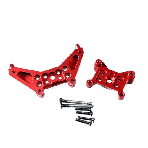 QMLQRGKF Metall -Upgrade von Schockturmzubehör Kompatibel mit Hyper Go 1/14 RC -Auto kompatibel mit 14301 14302 14303(Red) von QMLQRGKF