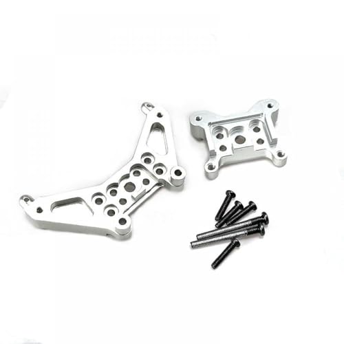 QMLQRGKF Metall -Upgrade von Schockturmzubehör Kompatibel mit Hyper Go 1/14 RC -Auto kompatibel mit 14301 14302 14303(Silve) von QMLQRGKF