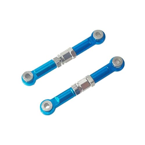 QMLQRGKF Metall -Upgrade vordere Lenkstangenteile mit Hyper Go 1/14 14209 14210 H14BM Fernbedienung RC -Autozubehör(Blue) von QMLQRGKF