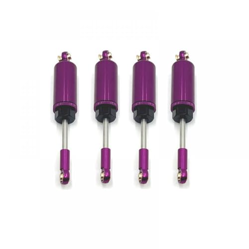 QMLQRGKF Metall -Upgrade vordere und hintere hydraulische Stoßdämpfer mit MJX1/14 14209 14210 RC -Autoteile kompatibel(Purple) von QMLQRGKF