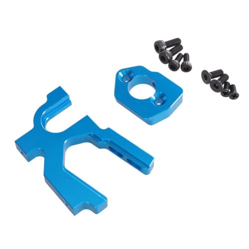 QMLQRGKF Metall einstellbare Motorhalterung Kompatibel mit kompatible 1/12124019 1/14 144001 144010 RC Cars Upgrade -Zubehör(Blue) von QMLQRGKF