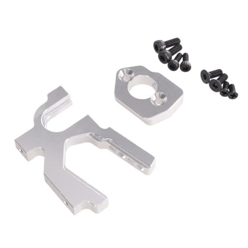 QMLQRGKF Metall einstellbare Motorhalterung Kompatibel mit kompatible 1/12124019 1/14 144001 144010 RC Cars Upgrade -Zubehör(Silver) von QMLQRGKF