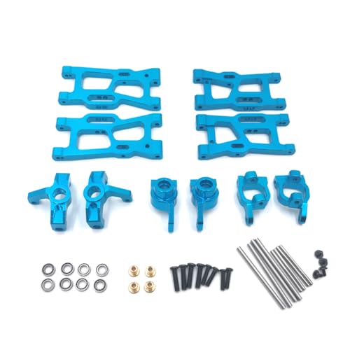 QMLQRGKF Metall -verbesserte Lenkbecherlager Kompatibel mit kompatible 144010 144001 144002 124016 124017 124018 124019 RC -Autoteile 6 6(Blue) von QMLQRGKF