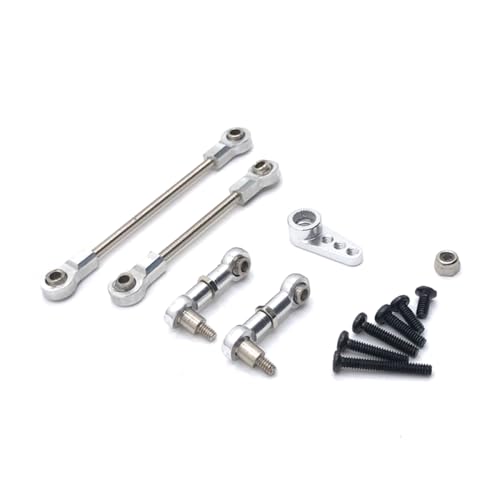QMLQRGKF Metall verbessertes Lenkverbindungs ​​-Servo Arm 28T kompatibel mit 1/28 RC -Automodellen 284131 K969 K979 K989 K999 P929 P939(Silver) von QMLQRGKF