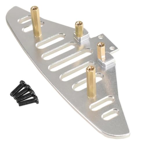 QMLQRGKF Metall vordere Stoßfänger kompatibel mit Hyper GO 14301 14302 14303 1/14 RC -Auto -Upgrade empfindliche Teile Metallkomponenten(Silver) von QMLQRGKF