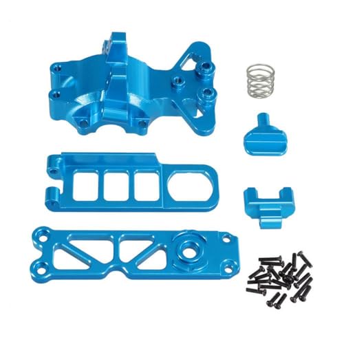 QMLQRGKF Metall vordere obere Getriebeabdeckung und Clip -Upgrade Kompatibel mit Hyper Go 1/16 Kompatible Modelle 16207 16208 H16 H16BM H16PL H16V3 M162 M163(Blue) von QMLQRGKF