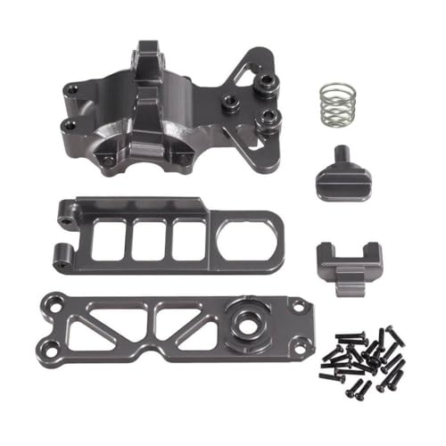 QMLQRGKF Metall vordere obere Getriebeabdeckung und Clip -Upgrade Kompatibel mit Hyper Go 1/16 Kompatible Modelle 16207 16208 H16 H16BM H16PL H16V3 M162 M163(Titanium) von QMLQRGKF