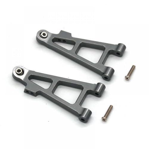 QMLQRGKF Metall vorne unterer Schwung Arm kompatibel mit 16207 16208 16209 16210 H16 RC -Autozubehör(Light Grey) von QMLQRGKF