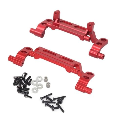 QMLQRGKF Metallachse Stange Stange Sitzhalterung Klangstange Basis Kompatibel mit 1/12 Skala RC -Autos kompatibel mit verschiedenen Modellen MN168 New99s Mn78 Upgrade -Teile(Red) von QMLQRGKF