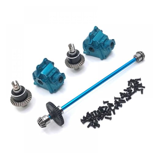 QMLQRGKF Metallantriebswelle Getriebedifferential -Upgrade -Kit Kompatibel mit 1:14 Skala RC -Cars kompatibel mit Modellen 144010 144001 144002(Blue) von QMLQRGKF