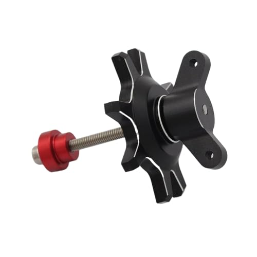 QMLQRGKF Metallic Black and Red Tire Assembly Tool Kompatibel mit 1/10 -Skala -RC -Crawler -Autos mit 1,9 und 2,2 Zoll Beadlock Wheel -Felgen kompatibel(Black) von QMLQRGKF