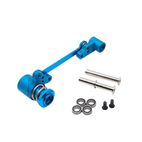 QMLQRGKF Metalllenker -Upgrade -Baugruppe kompatibel mit 144010 144001 144002 124016 127017 124018 124019 1/14 RC -Autoteile RC(Sky Blue) von QMLQRGKF