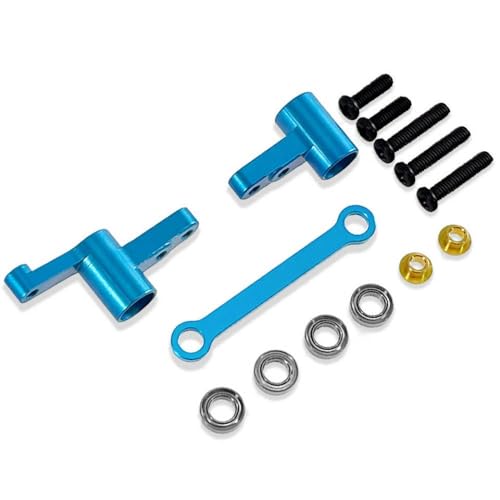 QMLQRGKF Metalllenkerbaugruppe mit Lagern Kompatibel mit RC -Auto -Upgrade -Teilezubehör kompatibel mit Hyper Go 1/14 14209 14210 H14BM(Bule) von QMLQRGKF