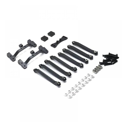 QMLQRGKF Metallmodifizierte Verknüpfungshalter Kompatibel mit MN 1/12 D91 D96 MN98 99S RC -Autozubehör(Black) von QMLQRGKF