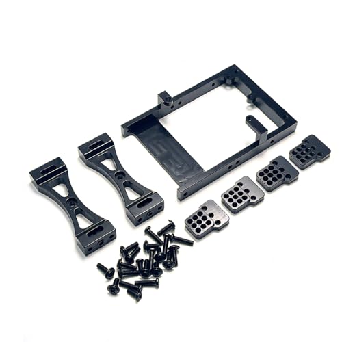 QMLQRGKF Metallschock -Mount -Halterung Kreuzstrahlstrahl Kompatibel mit 1/16 RC -Auto -Kit -Kit -Kompatibel mit C14 C24 B14 B24(Black) von QMLQRGKF