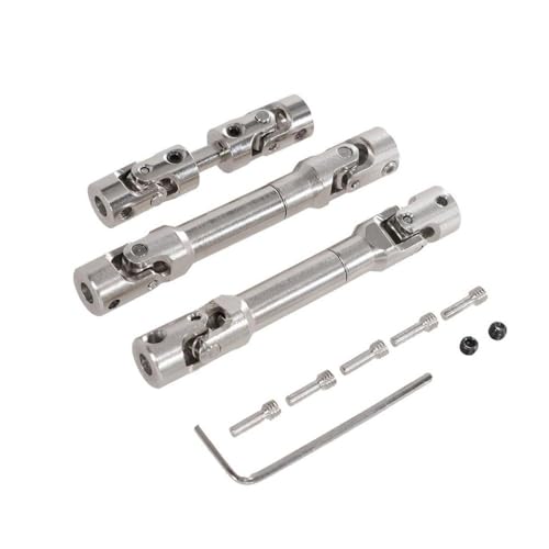 QMLQRGKF Metallstahl -Antriebswellen -Upgrade -Teile 1/12 RC Crawler Car kompatibel mit MN128 MN86 MN86S MN86K MN86KS MN G500(Suit) von QMLQRGKF