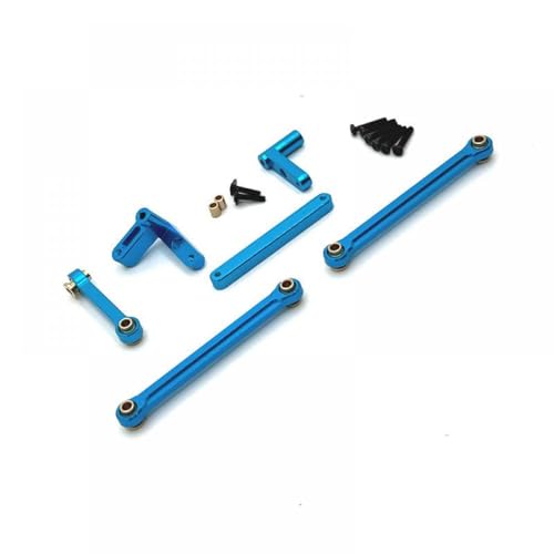 QMLQRGKF Metallverstärkte Lenkstangenvergleich mit 1/14 RC-Autos im Maßstab wie Huansu 14321 C8802 YDJ-D879 Teile(Sky Blue) von QMLQRGKF