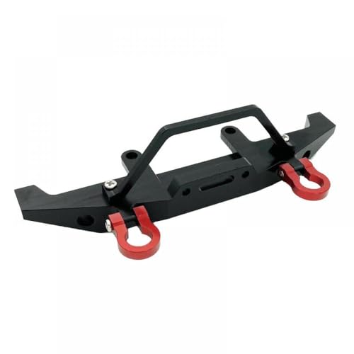 QMLQRGKF Metallvordere Stoßstange Kompatibel mit C14 C24 C24-1 1/16 Fernbedienung Car 4WD-Upgrade-Teile Anti-Collision-Design(Black) von QMLQRGKF