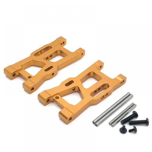 QMLQRGKF RC -Auto -Upgrade Frontschwung Arm kompatibel mit 144001 144002 144010 124017 124019 124016 124018 Modelle(Gold) von QMLQRGKF