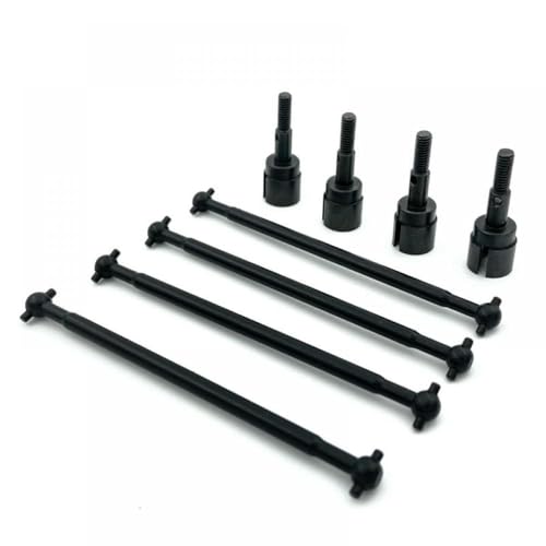 QMLQRGKF Stahlantriebswelle 89,5 mm Hundeknochen und Stubradachse Kompatibel mit 1/10 RC -Auto kompatibel mit Modellen 08029 02033 Upgrade -Teile(Black) von QMLQRGKF