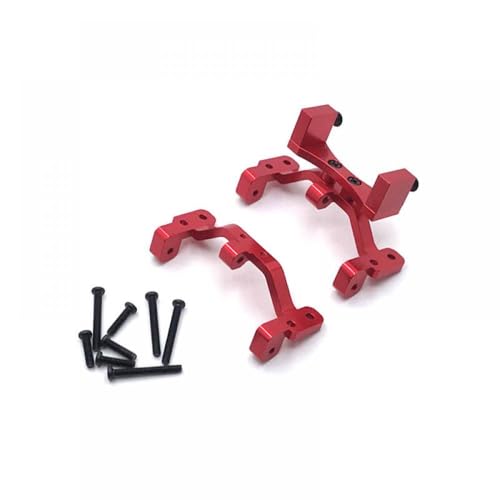 QMLQRGKF Universal Metall Pull Rod Mount und Servo Mount Bracket kompatibel mit RC -Cars C14 C24 Mn99s B14 B24(for WPL Red) von QMLQRGKF