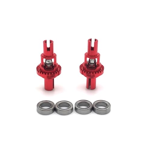 QMLQRGKF Upgrade -Metalldifferential Kompatibel mit 1/28 RC -Autos K969 K979 K989 K999 P929 P939 Kompatible Teile(Red) von QMLQRGKF