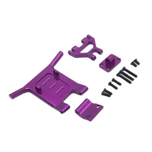 QMLQRGKF Upgrade des Universal Metal Front -Stoßfängers Kompatibel mit 144001 144002 124016 124017 124018 124019 RC -Autos(Purple) von QMLQRGKF