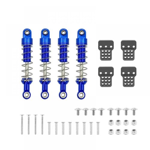 QMLQRGKF Upgrade von Teilen Kompatibel mit universelle Metallschockdämpfer mit verlängertem Sitz Kompatibel mit kompatible RC-Cars Mn-90 Mn99s C14 C24 C34(Blue) von QMLQRGKF