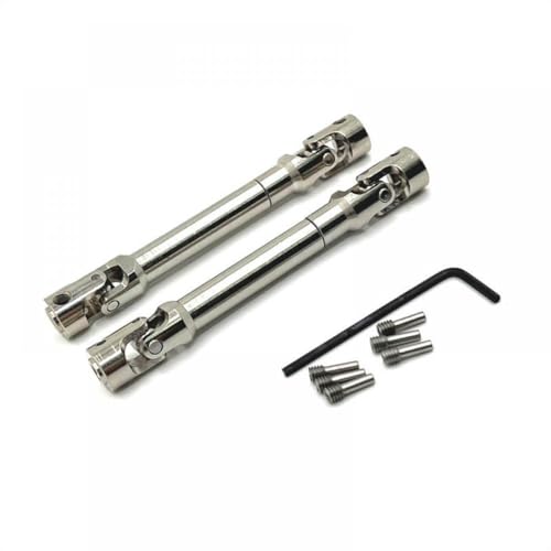 QMLQRGKF Verbesserte Metallwellen vorne und hintere Antriebsantrieb Kompatibel mit kompatible 1/10 RC Cars -Modelle 104006 104010 104020 104026 von QMLQRGKF
