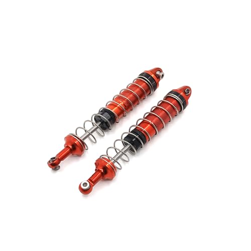 QMLQRGKF Verbesserter Metallhydraulik-Heck-Stoßdämpfer, kompatibel mit 1/12 RC-Car-Modellen 12427 12428-A B 12429 12423 FY01 FY02 FY03(Red) von QMLQRGKF