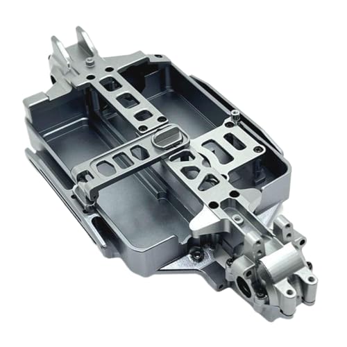 QMLQRGKF Verbessertes Metall -Chassis vordere und hintere Wellenboxen mit Modell 1/16 16207 16208 16209 16210 H16 M162 RC -Autoteile(Dark Grey) von QMLQRGKF