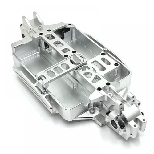 QMLQRGKF Verbessertes Metall -Chassis vordere und hintere Wellenboxen mit Modell 1/16 16207 16208 16209 16210 H16 M162 RC -Autoteile(Silver) von QMLQRGKF