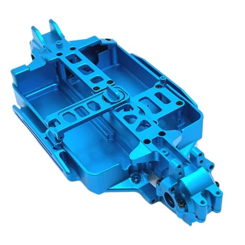 QMLQRGKF Verbessertes Metall -Chassis vordere und hintere Wellenboxen mit Modell 1/16 16207 16208 16209 16210 H16 M162 RC -Autoteile(Sky Blue) von QMLQRGKF