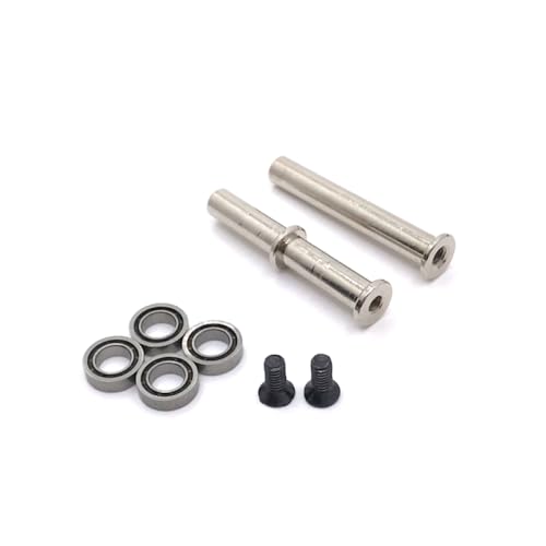 QMLQRGKF Verbessertes Metalllenkungssäulenlager 4x7x2 Kompatibel mit 1/14 Skala RC -Cars -Cars -Kompatibel mit den Modellen 144010 144001 144002 124016 127017 124018 124019 von QMLQRGKF
