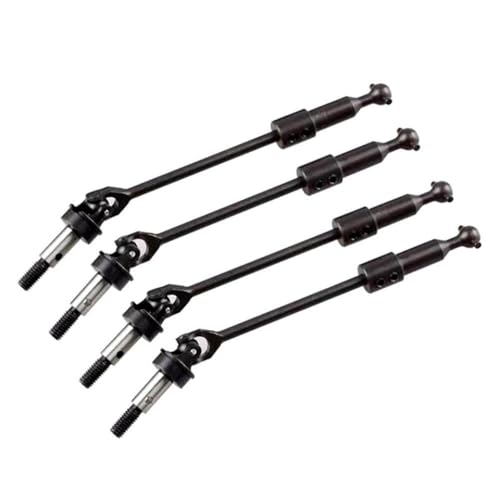 QMLQRGKF Verstellbare Universal Steel Antriebswelle Kompatibel mit 1/10 RC-Modellautos kompatibel mit verschiedenen Modellen 75-85 mm und 110-120 mm(110-120mm 4pcs) von QMLQRGKF