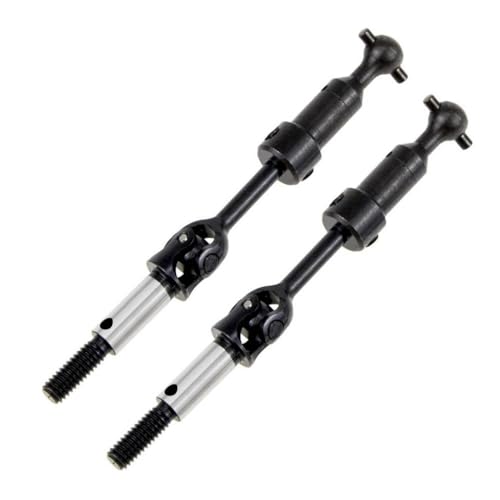 QMLQRGKF Verstellbare Universal Steel Antriebswelle Kompatibel mit 1/10 RC-Modellautos kompatibel mit verschiedenen Modellen 75-85 mm und 110-120 mm(75-85mm 2pcs) von QMLQRGKF
